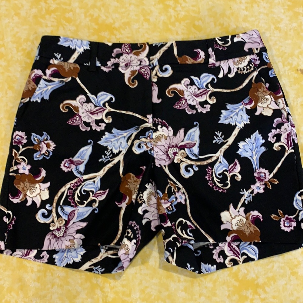 Printed tailored shorts
